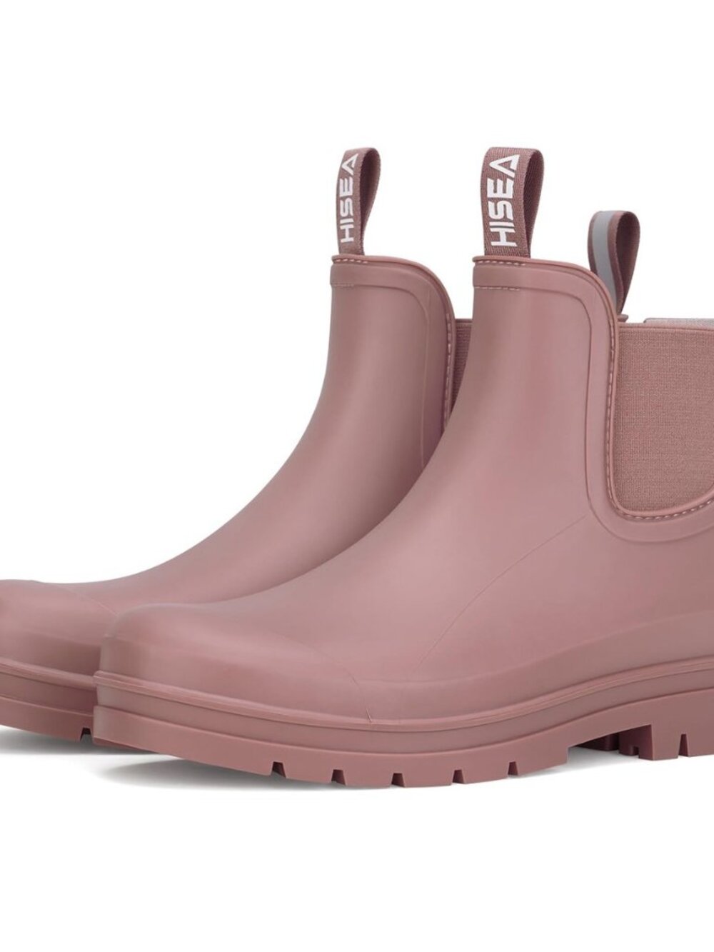 Women's Short Rain Boots Waterproof Ankle Chelsea Boots